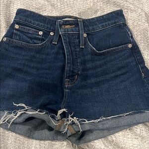 Madewell Dark Blue Jean Shorts